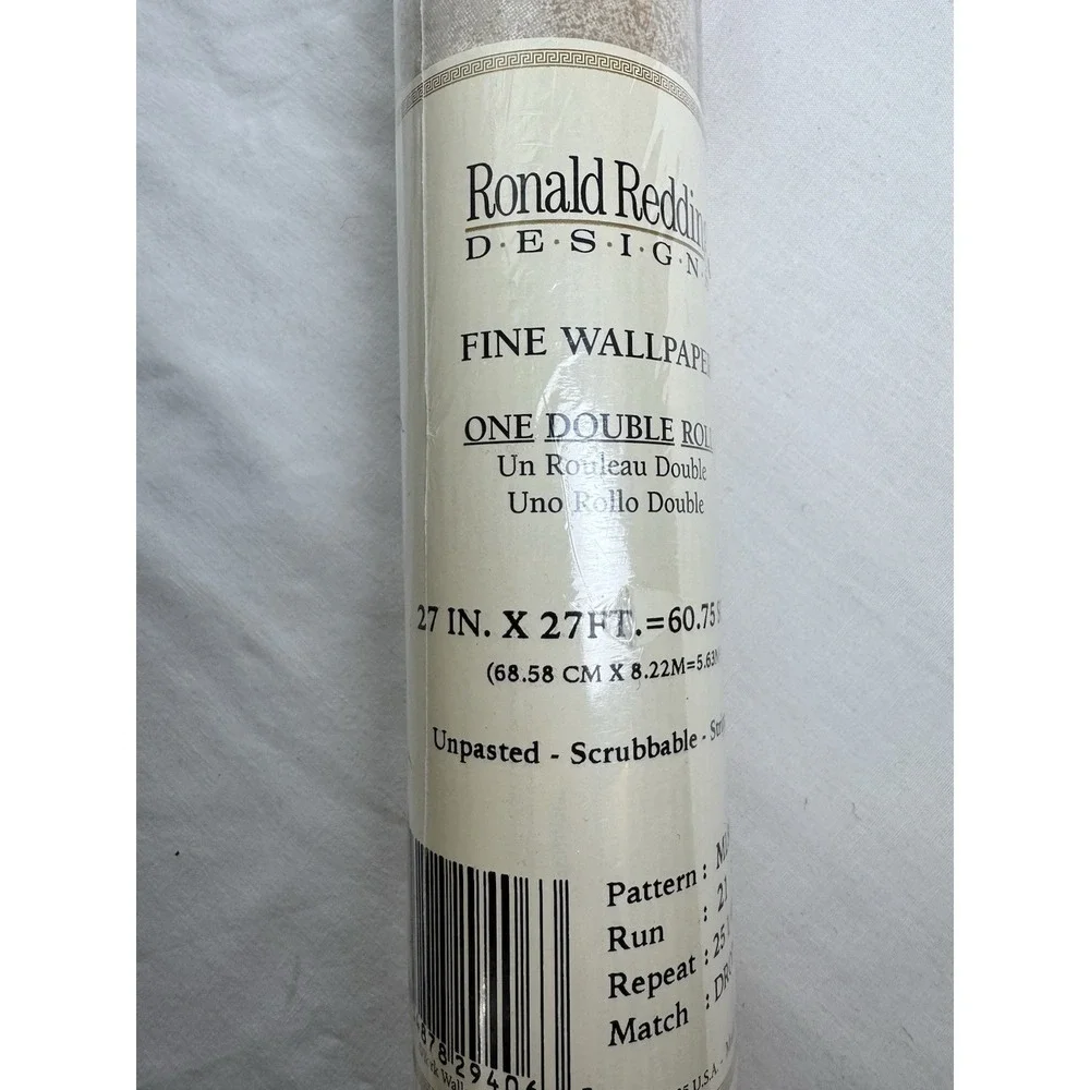 Ronald Redding Designs Fine Wallpaper Double Roll 27in X 27Ft‎ ML8632